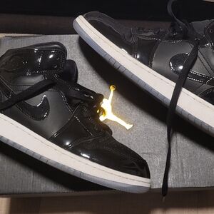 Jordan Black High-Top Sneakers